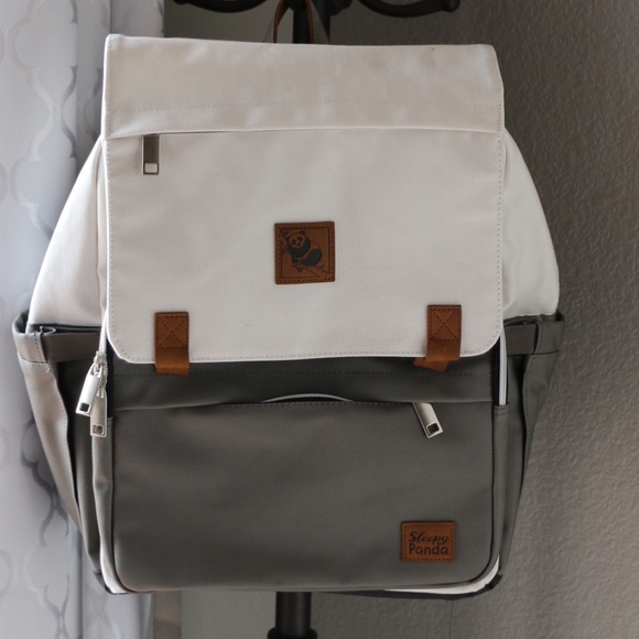 sleepy panda diaper bag